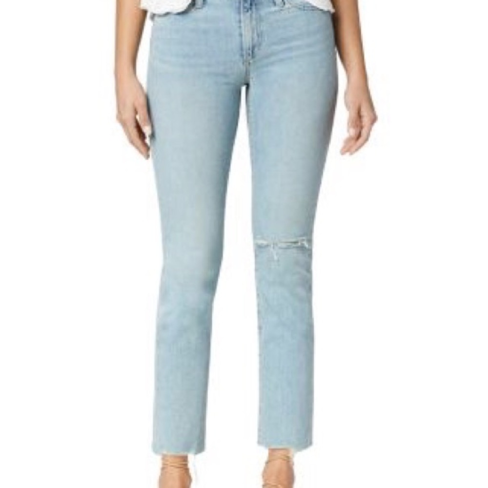 Joe’s Jeans The Lara mid rise cigarette crop jean in wayfarer size 27